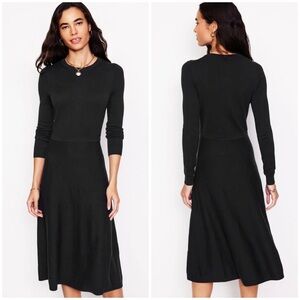 Elegant Black Long Sleeve Dress